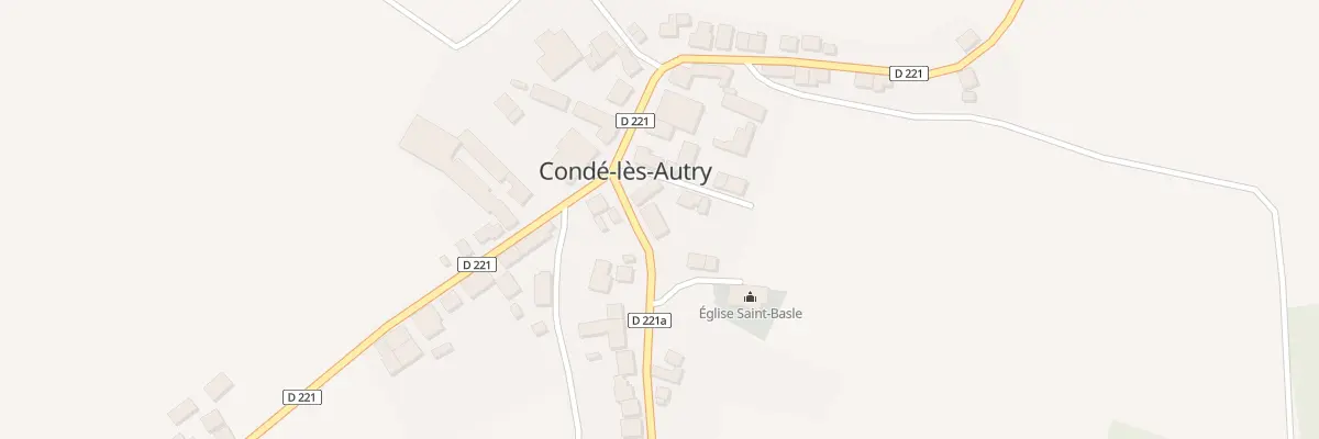 Plan du 1 Rue de la Roseraie à Condé-lès-Autry