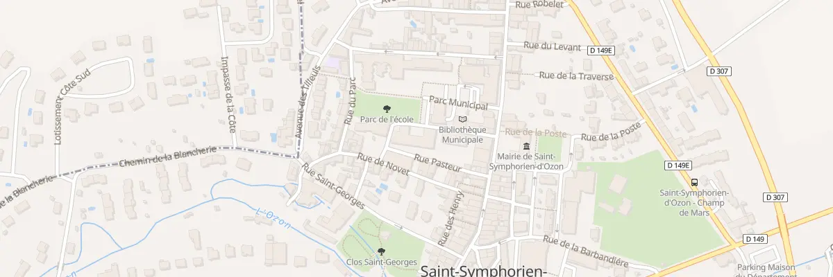 Plan du 21 Rue Centrale à Saint-Symphorien-d’Ozon