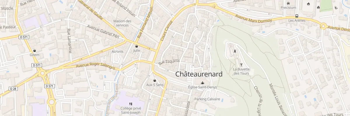Plan du 19 Rue Esquiros à Châteaurenard