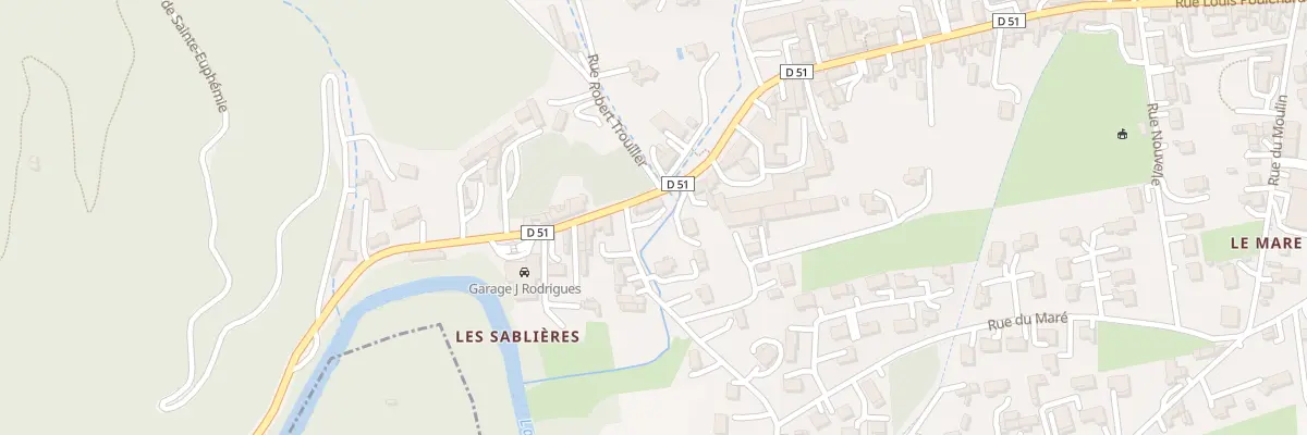 Plan du 2 Rue du Stade à Saint-Uze