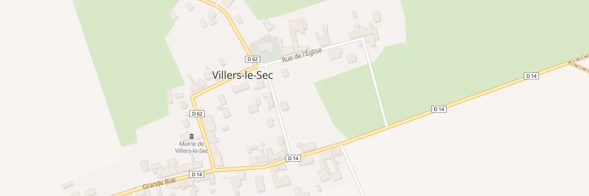 Plan du 4 Rue de l’Eglise à Villers-le-Sec