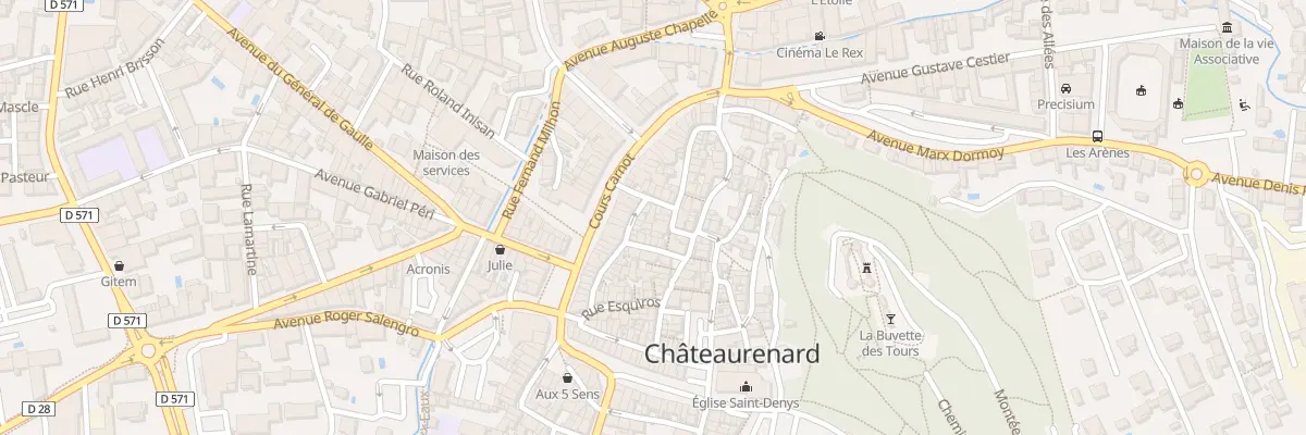 Plan du 6 Pl du Planet à Châteaurenard