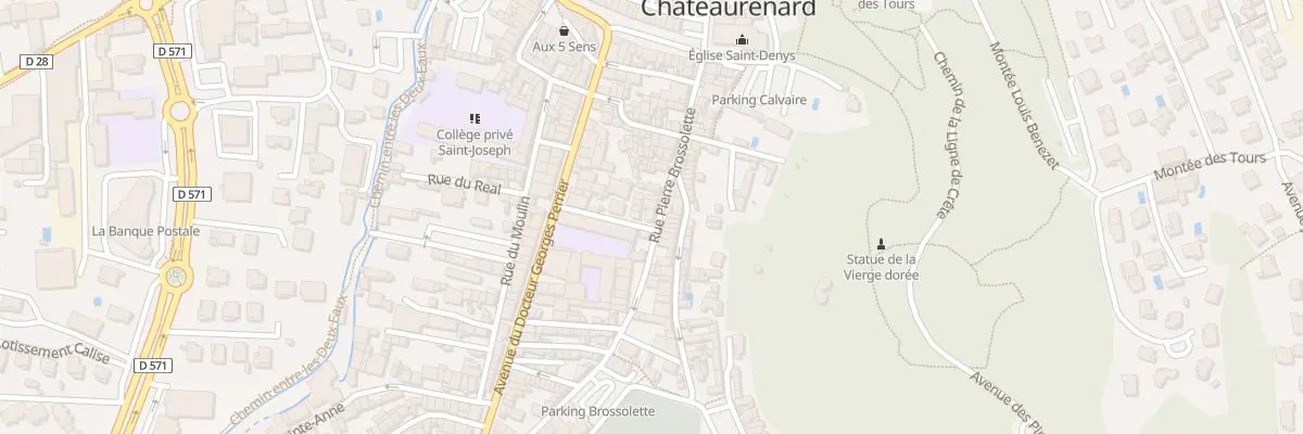 Plan du 40 Rue Pierre Brossolette à Châteaurenard