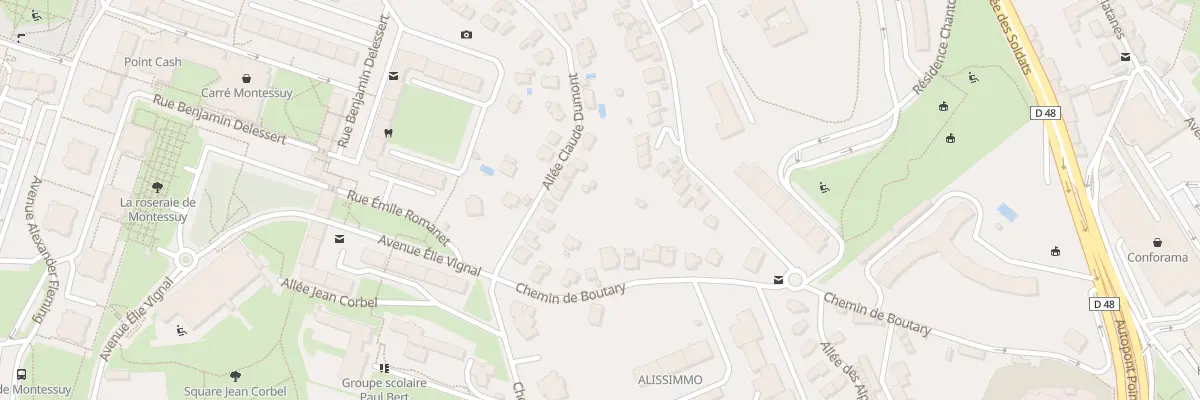 Plan du 25 All Claude Dumont à Caluire-et-Cuire