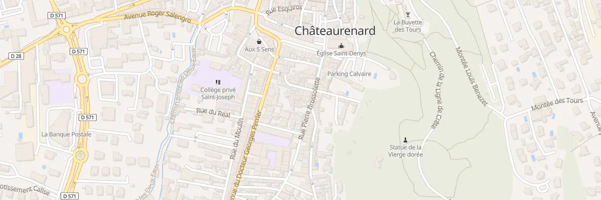 Plan du 18 Rue Pierre Brossolette à Châteaurenard