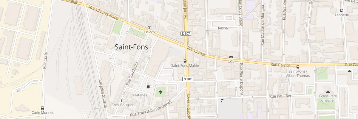 Plan du 6 Av Gabriel Péri à Saint-Fons