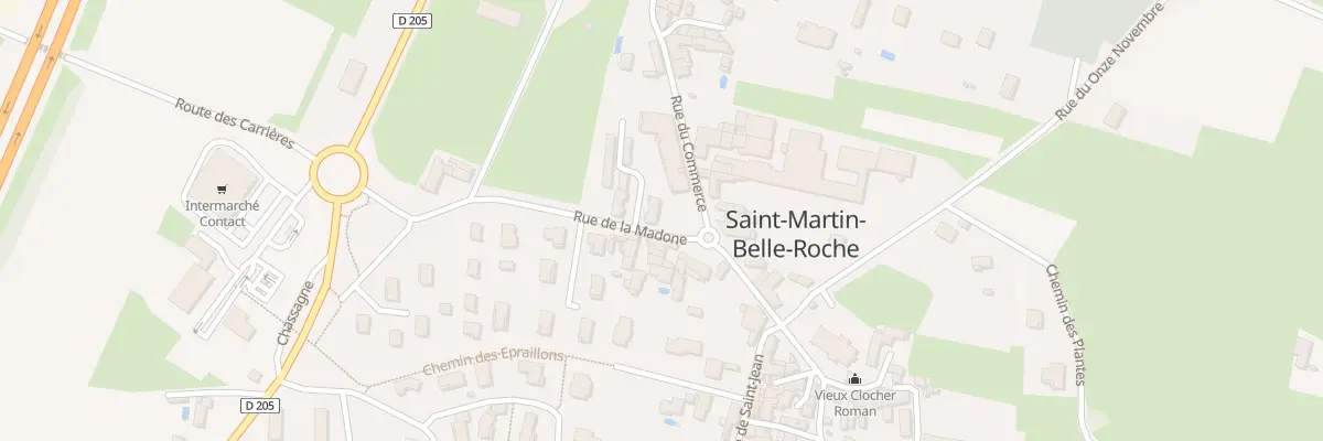 Plan du 68 Rue de la Madone à Saint-Martin-Belle-Roche