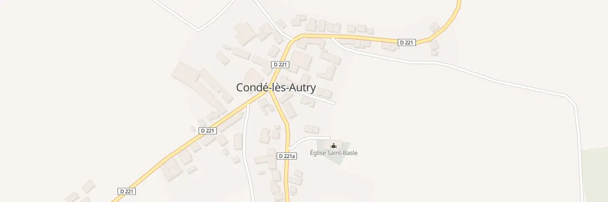 Plan du 2 Rue Morand à Condé-lès-Autry