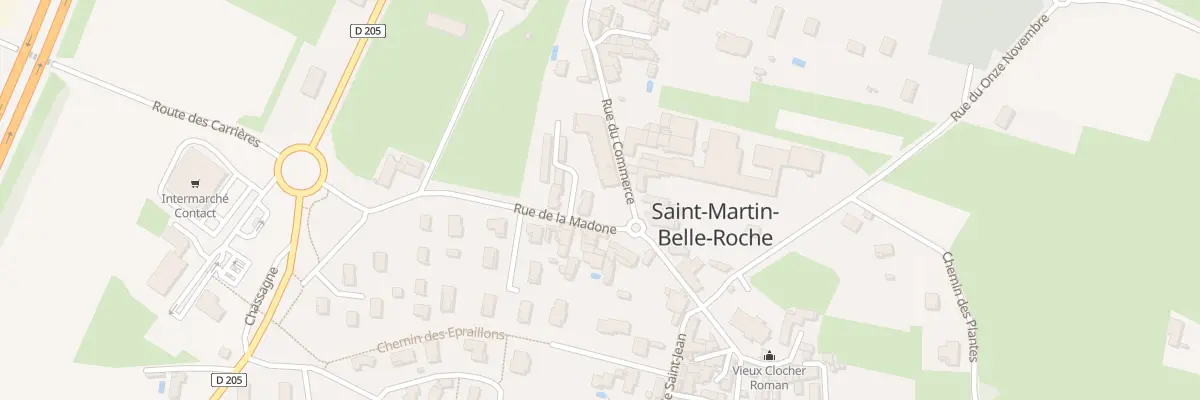 Plan du 76 Rue de la Madone à Saint-Martin-Belle-Roche