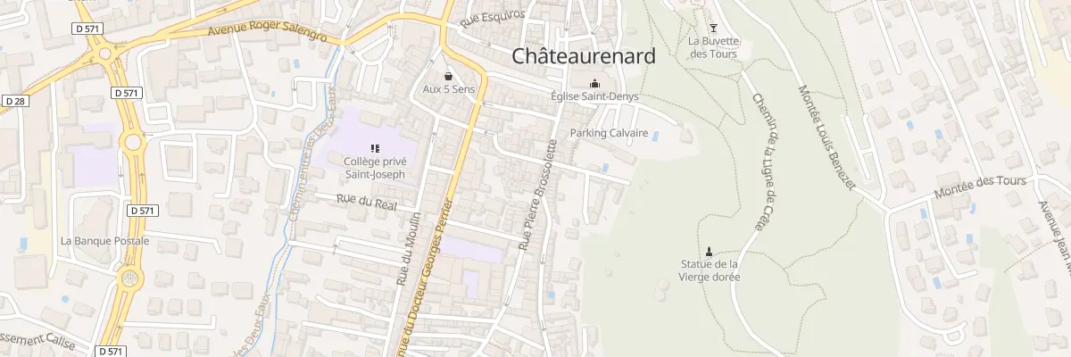 Plan du 12 Rue Pierre Brossolette à Châteaurenard