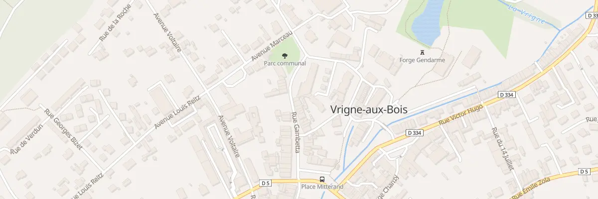 Plan du 26A Rue Gambetta à Vrigne aux Bois