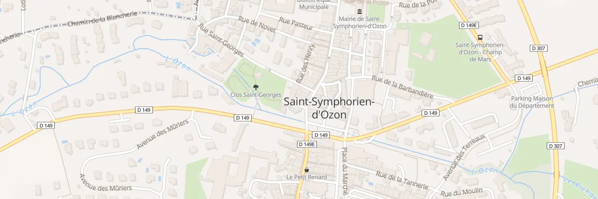 Plan du 59 Rue Centrale à Saint-Symphorien-d’Ozon