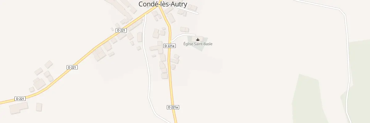 Plan du 3 Rue de la Roseraie à Condé-lès-Autry
