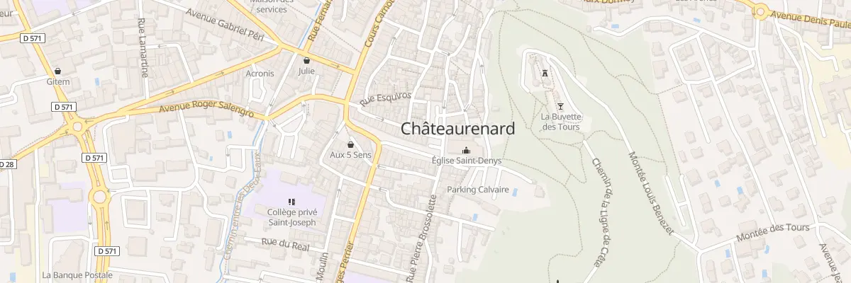 Plan du 1 Rue l’Hotel de Ville à Châteaurenard