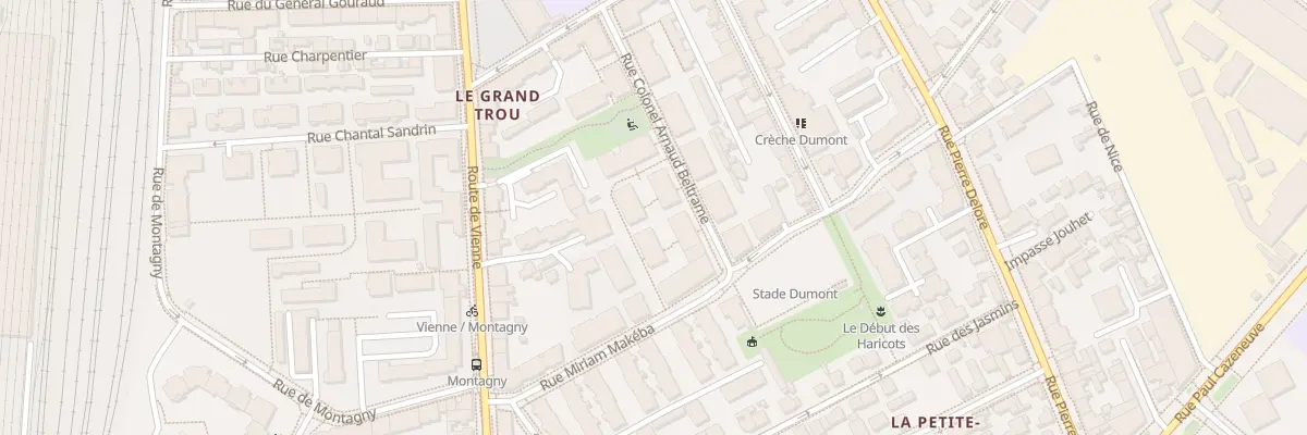 Plan du 6 Rue Colonel Arnaud Beltrame à Lyon 8e Arrondissement