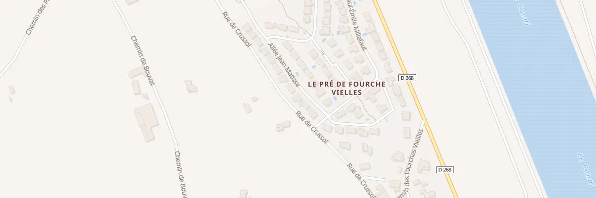 Plan du 12 All Jean Matisse à La Roche-de-Glun