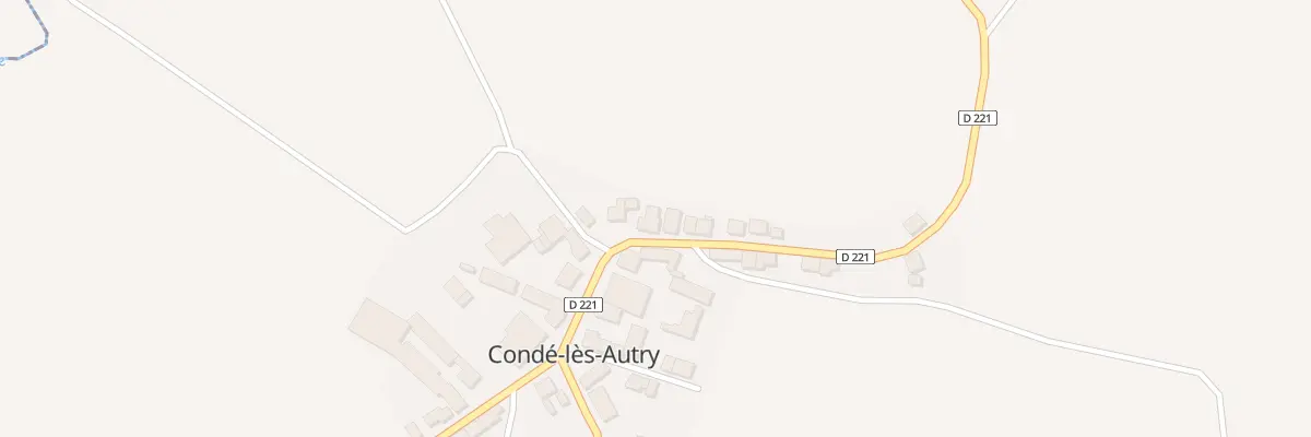 Plan du 7 Rue de la Cote Bijin à Condé-lès-Autry