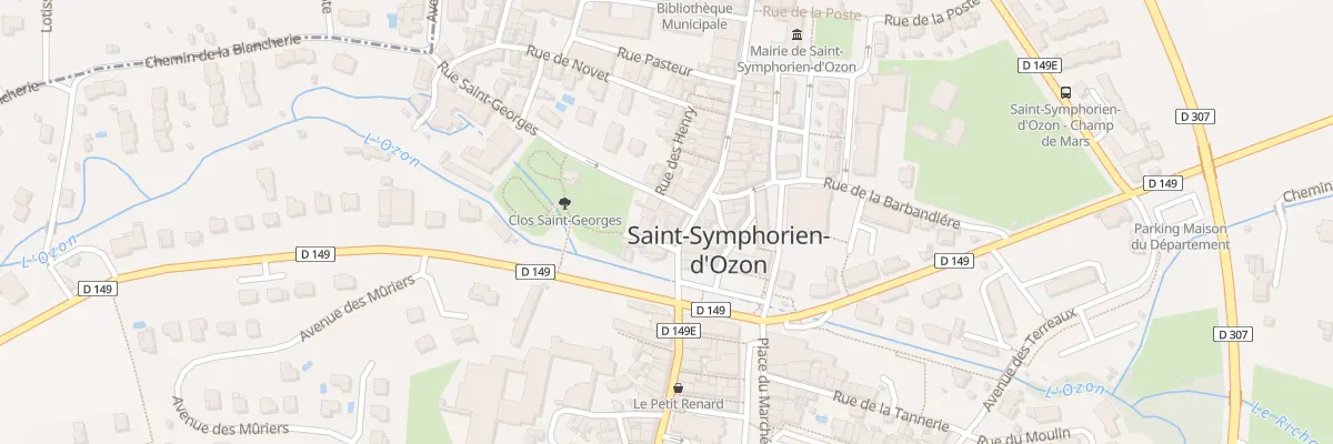 Plan du 57 Rue Centrale à Saint-Symphorien-d’Ozon