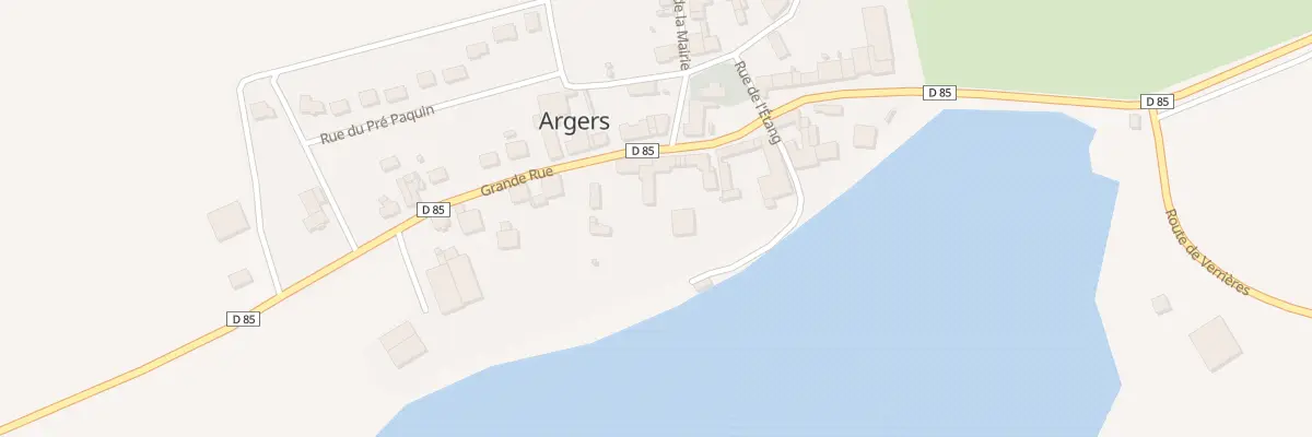 Plan du 9 Gr Grande Rue à Argers