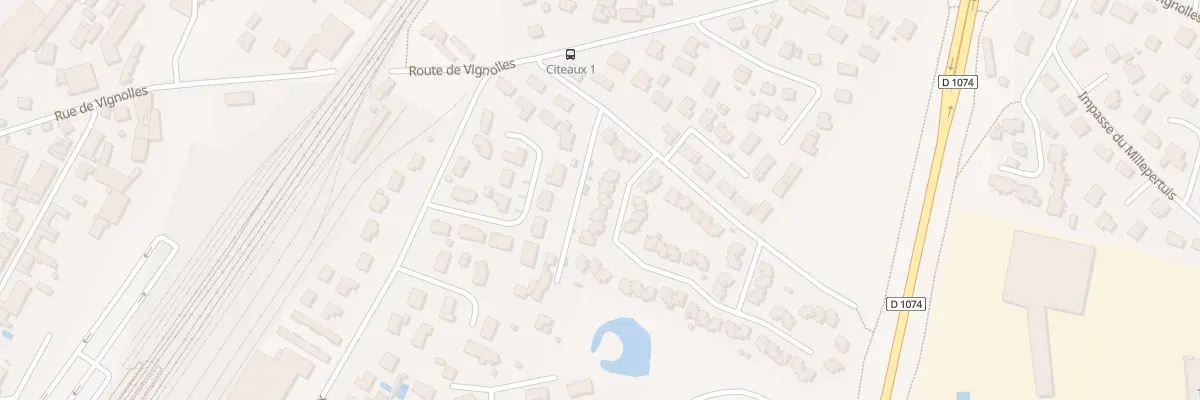 Plan du 6 Rue des Saules à Beaune