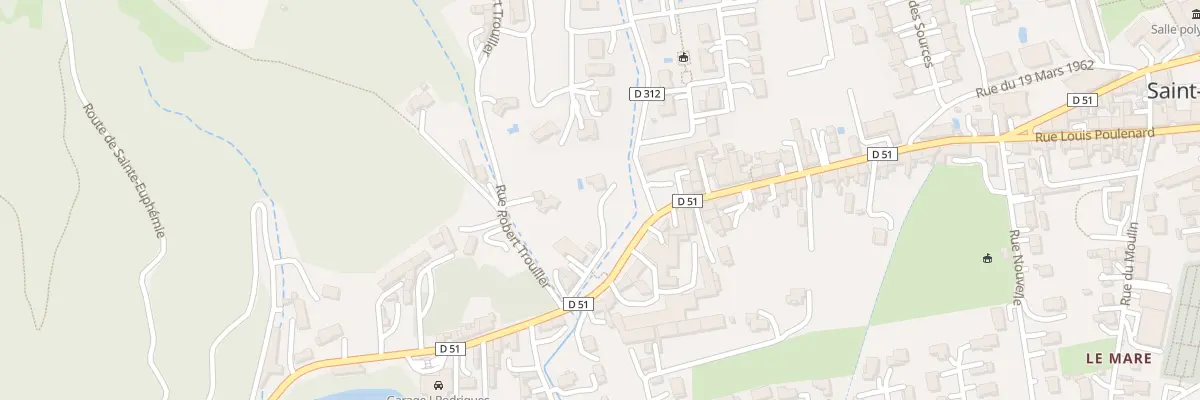 Plan du 1 Rue de la Vallée à Saint-Uze