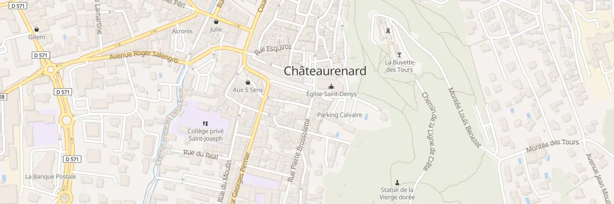 Plan du 4 Rue Pierre Brossolette à Châteaurenard