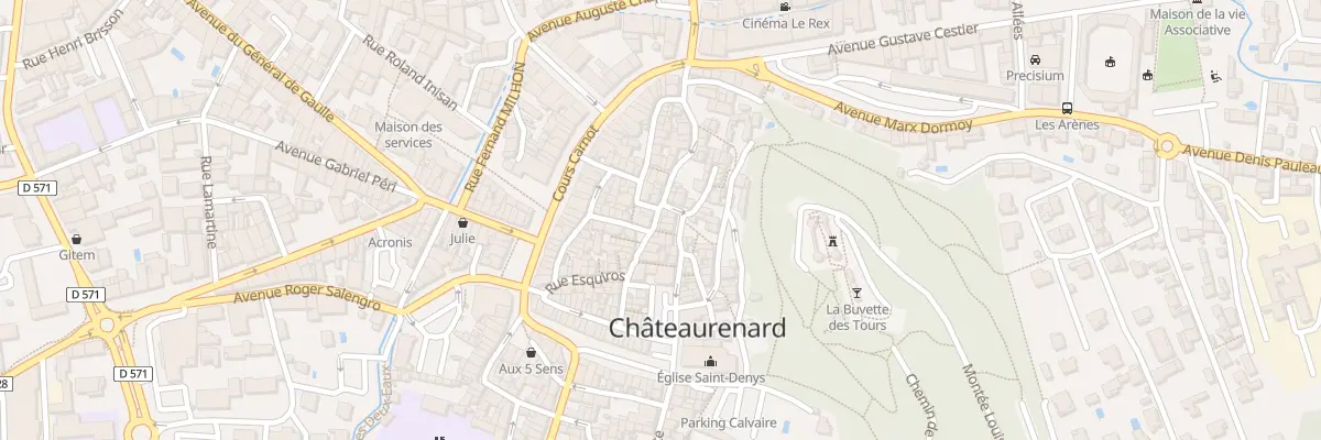 Plan du 6 Rue de la Concorde à Châteaurenard