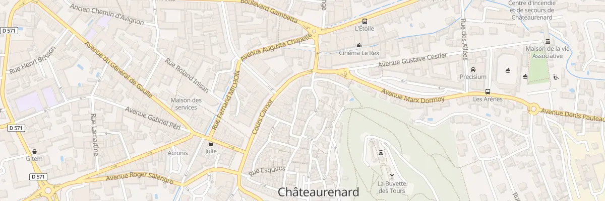 Plan du 28 Rue du Planet à Châteaurenard