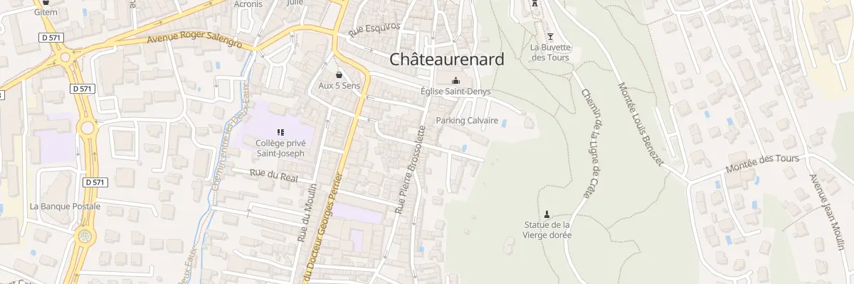 Plan du 17 Rue Pierre Brossolette à Châteaurenard
