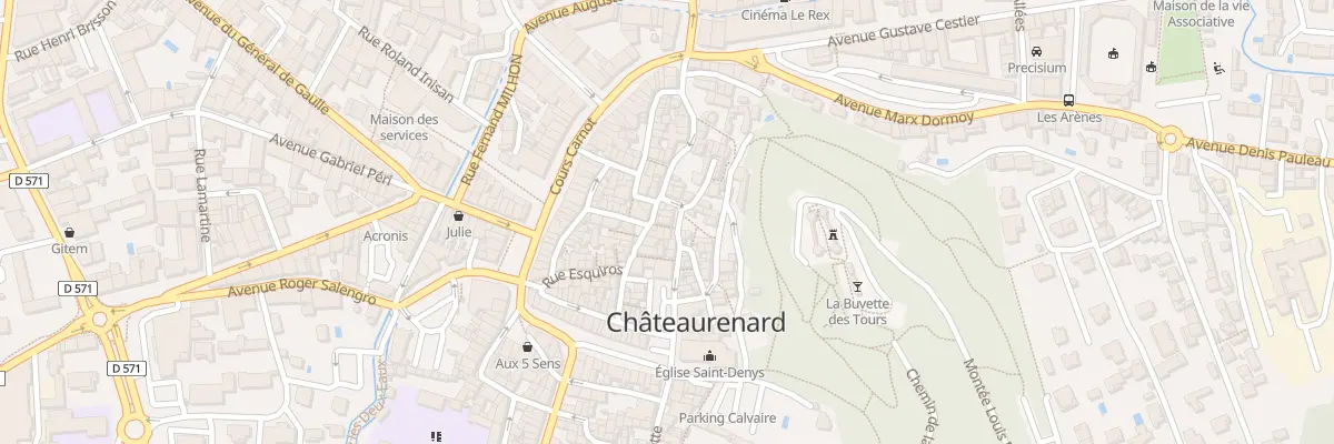 Plan du 11 Rue Jentelin à Châteaurenard