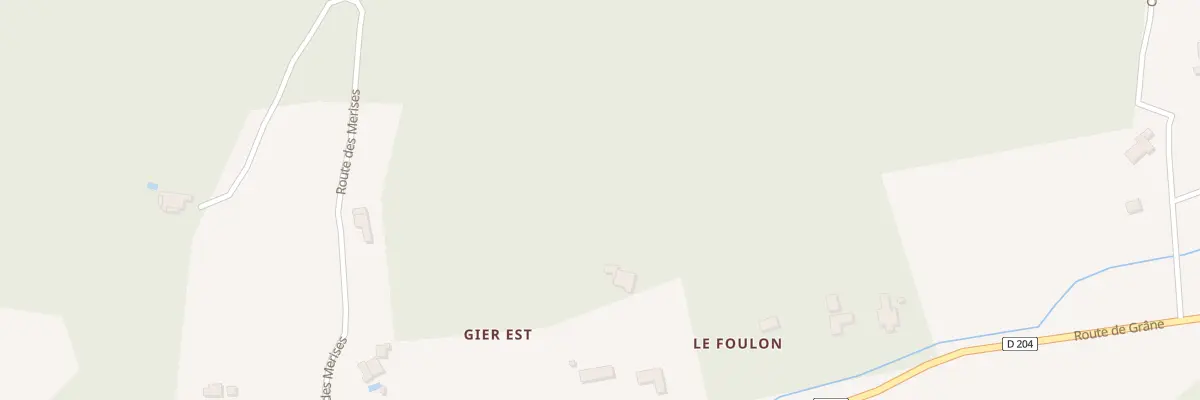 Plan du 5300 La Colline à Mirmande