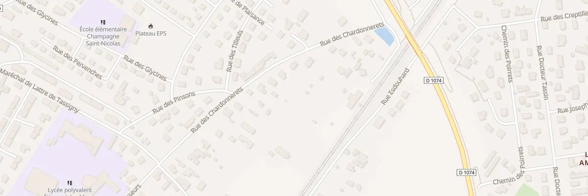 Plan du 56 Rue des Chardonnerets à Beaune