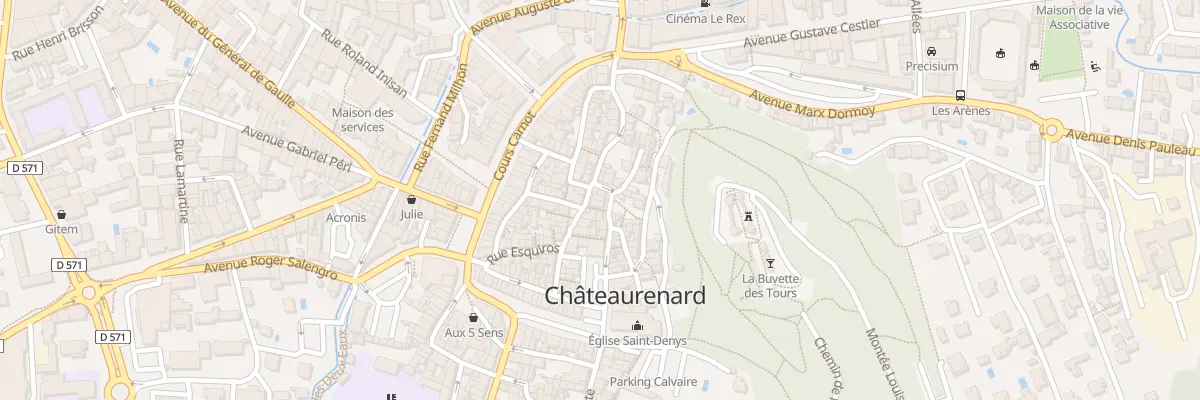 Plan du 13 Rue Jentelin à Châteaurenard