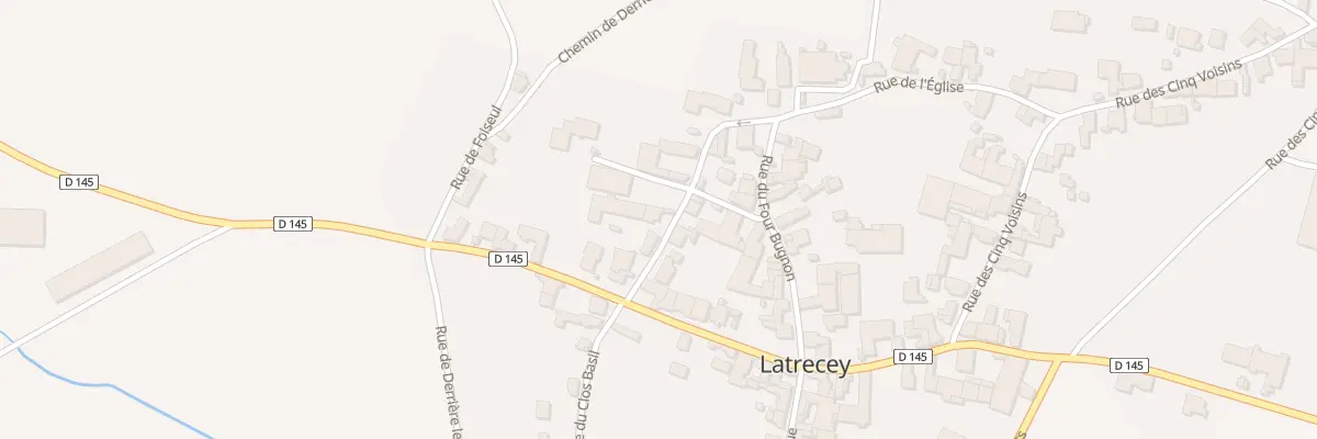 Plan du 17 Rue Trinquesse à Latrecey-Ormoy-sur-Aube