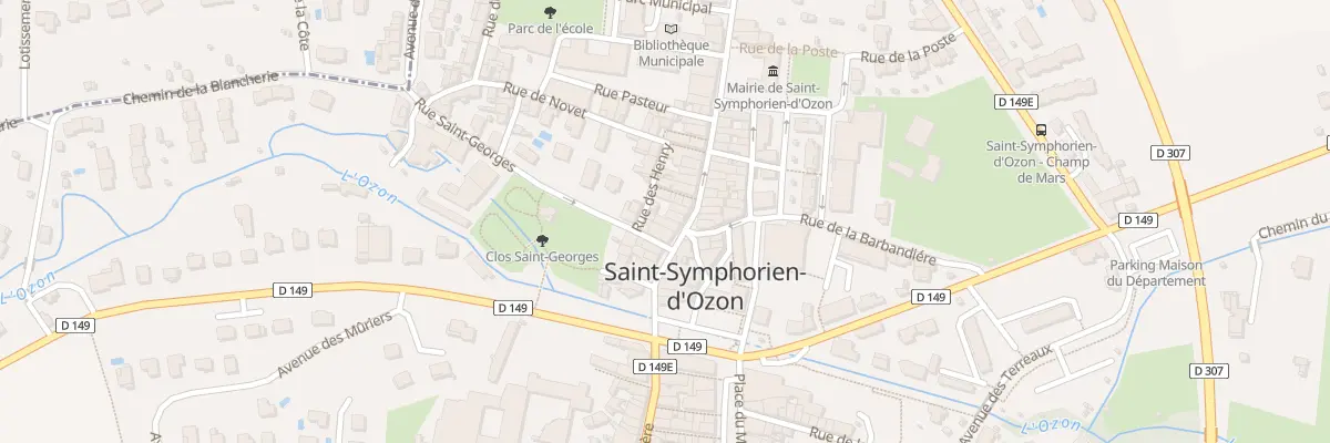 Plan du 49 Rue Centrale à Saint-Symphorien-d’Ozon