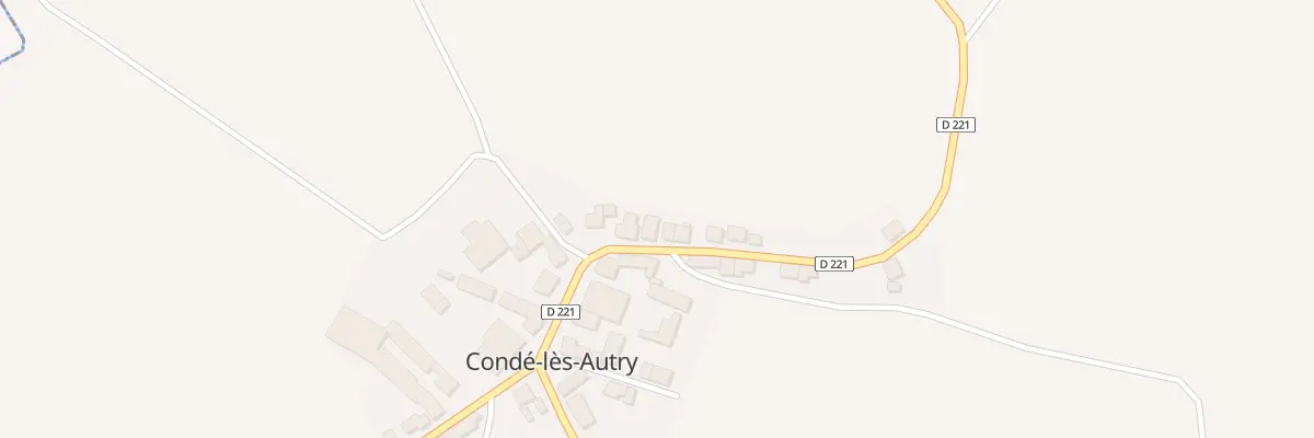 Plan du 9 Rue de la Cote Bijin à Condé-lès-Autry