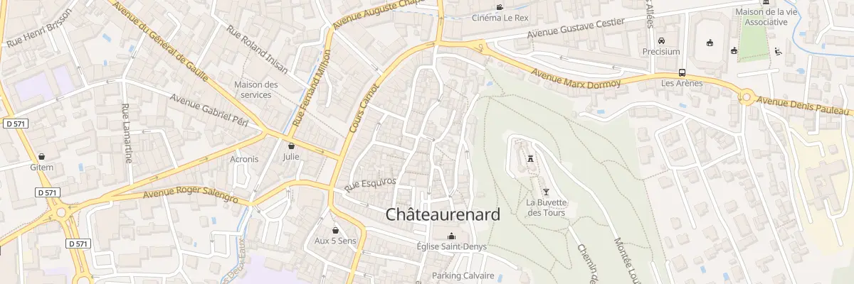 Plan du 15 Rue Jentelin à Châteaurenard