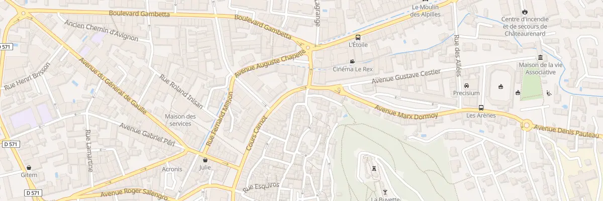 Plan du 43B Rue Jentelin à Châteaurenard