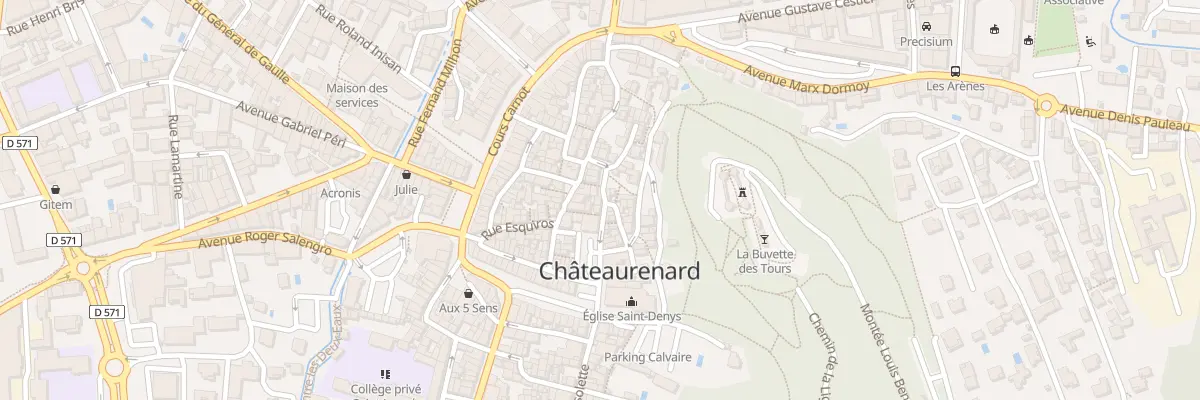 Plan du 5 Rue Jentelin à Châteaurenard