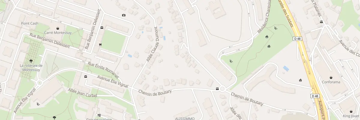 Plan du 52 Che des Petites Brosses à Caluire-et-Cuire