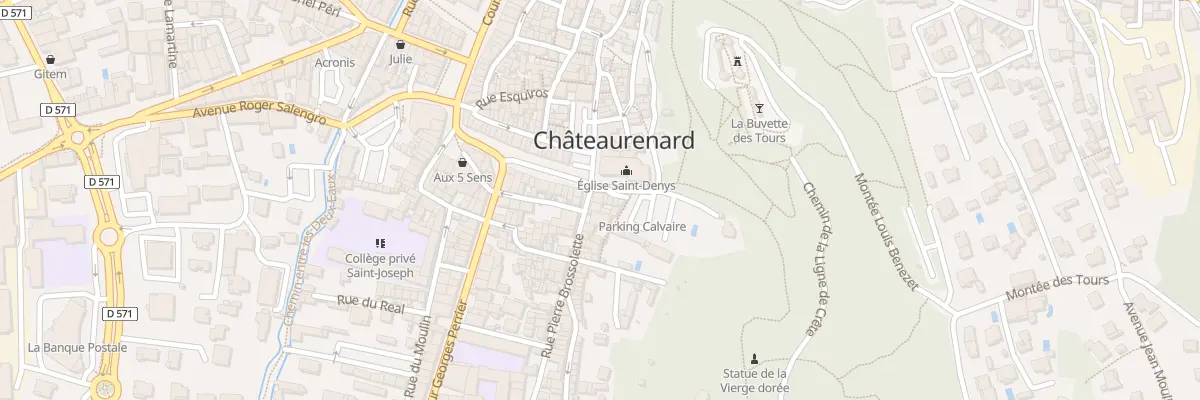 Plan du 1 Rue Pierre Brossolette à Châteaurenard