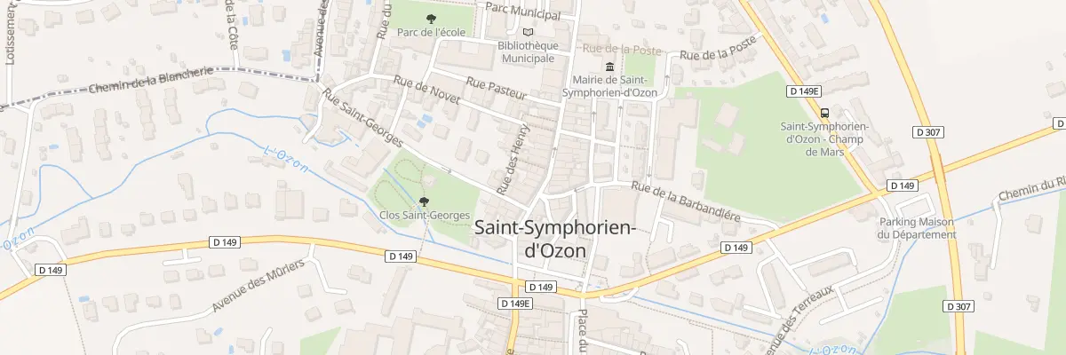 Plan du 45 Rue Centrale à Saint-Symphorien-d’Ozon