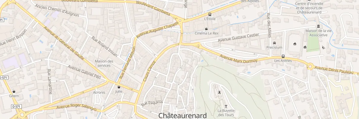 Plan du 33 Rue Jentelin à Châteaurenard