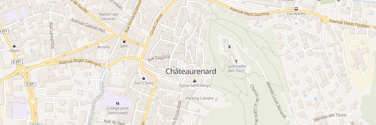Plan du 4 Rue Jentelin à Châteaurenard
