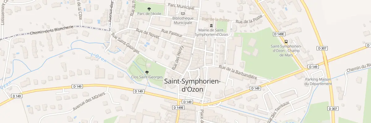 Plan du 43 Rue Centrale à Saint-Symphorien-d’Ozon