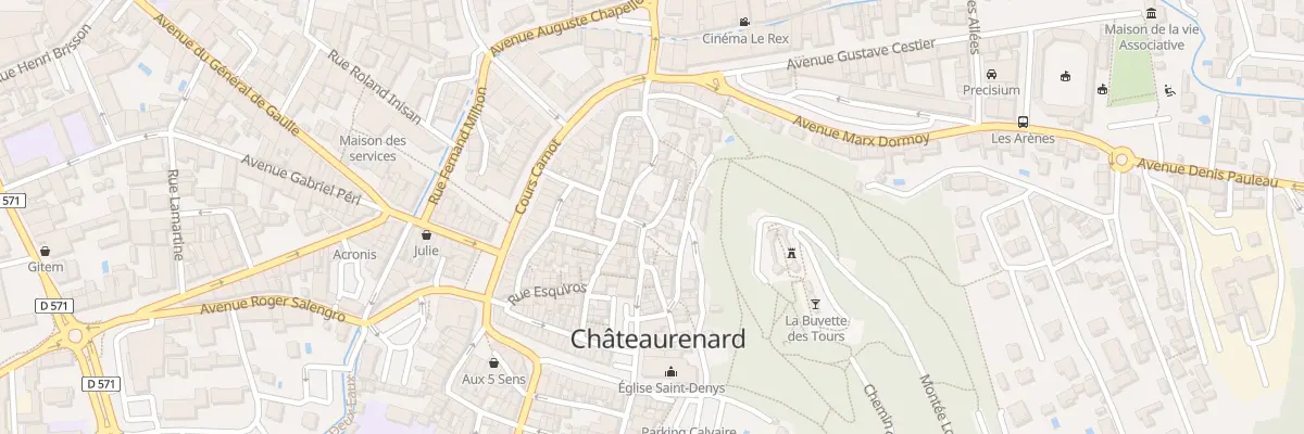 Plan du 20 Rue Jentelin à Châteaurenard