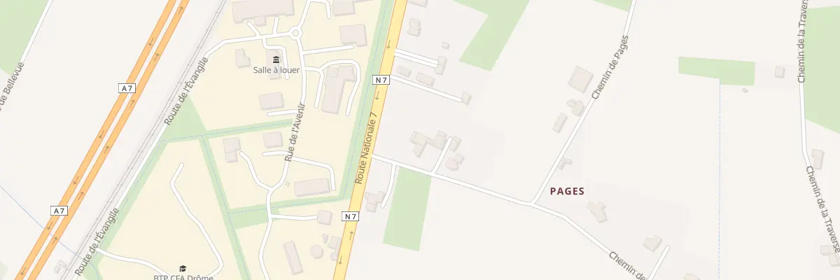 Plan du 57 Che de Pages à Livron-sur-Drôme