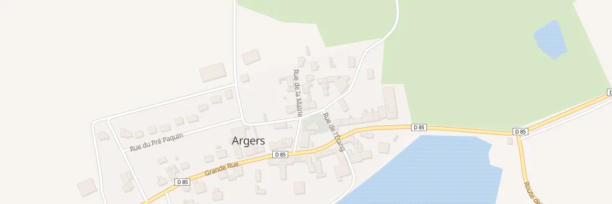 Plan du 1 Rue du Moulin à Argers