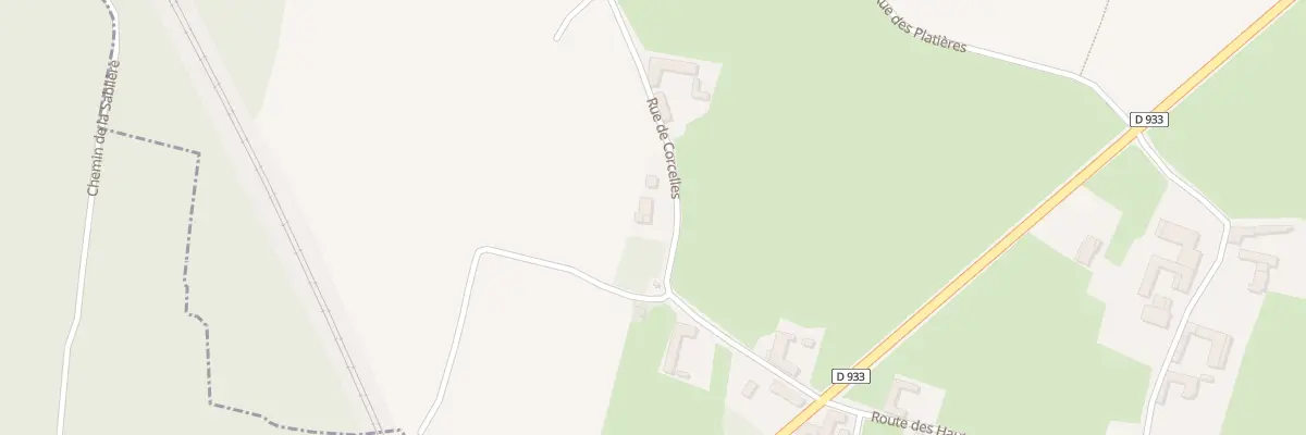 Plan du 510 Rue de Corcelles à Grièges