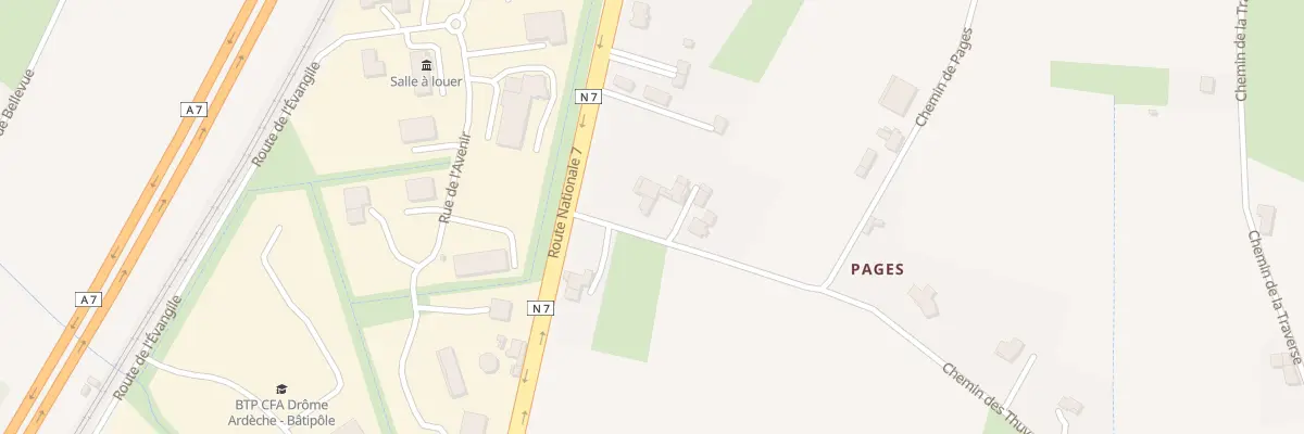 Plan du 55 Che de Pages à Livron-sur-Drôme